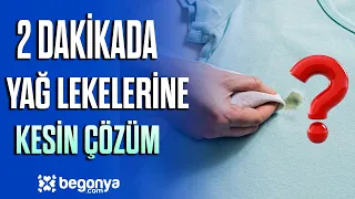 Çamaşırlardan Yağ Lekesi Nasıl Çıkar? / 2 Daikada Püf Noktalar