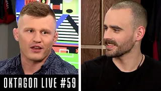 OKTAGON LIVE #59 - FAME WSPIERA AMATORSKIE MMA? NOWY PROJEKT Z ALMMĄ I ARMIĄ RUSZA W PIĄTEK!