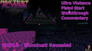 Doom II: Ancient Aliens (Ultra Violence 100%) Walkthrough (MAP18: Illuminati Revealed)