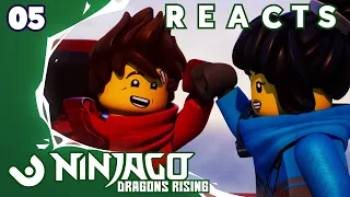 NINJAGOCAST REACTS! Dragons Rising | Episode 5 "Writers of Destiny" Reaction