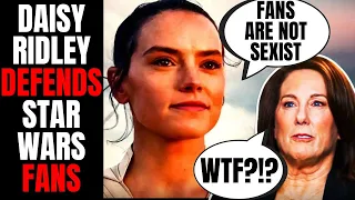 Daisy Ridley DEFENDS Star Wars Fans After Woke Media ATTACKS Them As Sexist Over Rey Movie BACKLASH