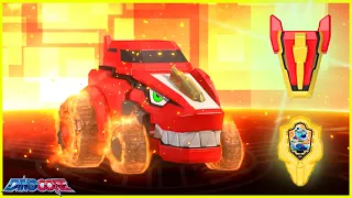 Dinocore Game Season 1| Fire Element Super Car | Cartoon For Kids | Dinosaurs Animation Robot