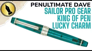 Sailor King Of Pen Pro Gear Lucky Charm Unboxing and Review