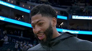 Anthony Davis Post-game Interview / NBA Preseason October 5, 2019