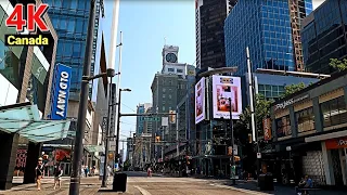 🇨🇦【4K UHD】Drive in Downtown Vancouver Canada Mar 19 2022