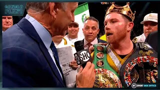 Canelo Reveals Caleb Plant Apology For Insulting His Mother After KO Victory To Become Undisputed 👑