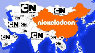Nickelodeon VS Cartoon Network Most Popular Broad Cast Channel In Each Country