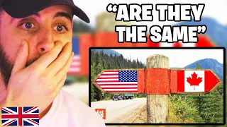 Brit Reacts to 25 FUNNY Differences Between Canadians and Americans