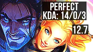 SYLAS vs LUX (MID) | 14/0/3, Legendary, 300+ games | BR Challenger | 12.7