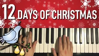 Twelve Days Of Christmas (Piano Tutorial Lesson)