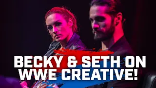 Becky Lynch & Seth Rollins on WWE creative, too much content, freedom with promos & Vince McMahon!