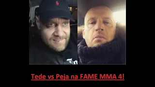 Nieoficjalnie: PEJA vs TEDE na FAME MMA 4 - 22 czerwca w Częstochowie