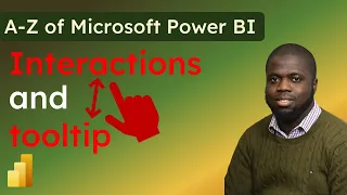 Interactions and tooltip in Power BI