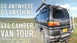 Full Tour & Total Cost of Small 4X4 Camper Van & Accessories