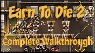 Earn to Die 2 Game (Android & iOS) - Full Game Walkthrough (All 10 cars)