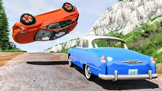 High Speed Traffic Crashes #54 - BeamNG Drive | CrashBoomPunk