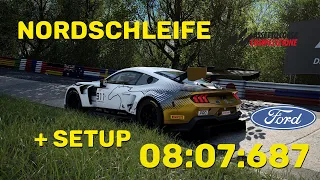 New Car! ACC Hotlap Ford Mustang GT3 @ Nordschleife - 8:07:687 W/ Free Setup