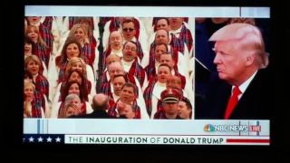 Mormon tabernacle choir singing at 2017 inauguration