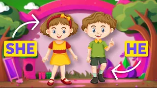 He She It They - English Grammar For Kids with Novakid 0+