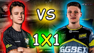 СИМПЛ ИГРАЕТ 1 НА 1 ПРОТИВ ЕКИНДАРА! S1MPLE vs YEKINDAR