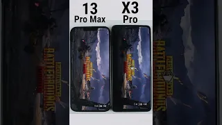 iPhone 13 Pro Max vs Poco X3 Pro PUBG TEST - A15 Bionic vs Snapdragon 860 PUBG TEST