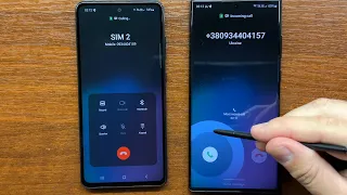 Samsung A52 vs Samsung S22 Ultra with Stylus Incoming Call vs Outgoing Call by Dialing Phone Numbers
