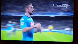 Mertens Goal Vs Nice In UCL 16.08.2017