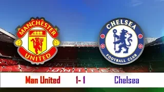 Manchester United 1 - 1 Chelsea - Highlights and Goals HD 4-28-2019