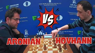 Aronian Levon vs Hovhannisyan Robert || World Blitz Chess 2023 - R2
