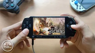 Toukiden: Kiwami ( English Patched ) , PSP POV gameplay