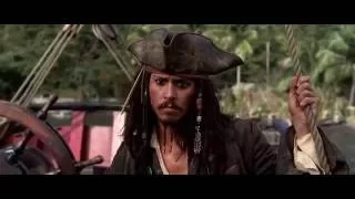 POTC-Curse of the Black Pearl(2003)►Captain Jack Sparrow in Port Royal Part 2 HD