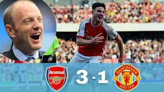 Peter Drury on Arsenal Vs Manchester United 3-1🤩|| English commentary🔥💯
