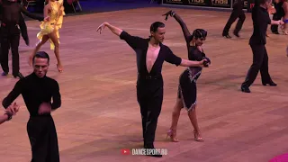 Charles-Guillaume Schmitt - Elena Salikhova FRA | Cha Cha Cha | WDSF GrandSlam Latin - Rimini 2019