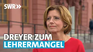 Malu Dreyer - SPD Ministerpräsidentin in Rheinland-Pfalz | SWR Sommerinterview