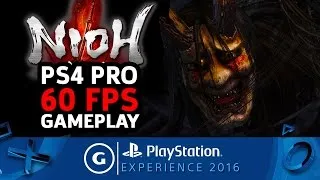 Fighting the Ogress in Nioh at PSX 2016