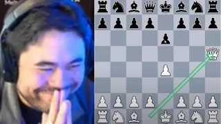 Hikaru Nakamura Starts Laughing Because He Tries Scholar's Mate Move in French Opening Against Duda