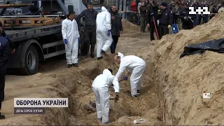 У Бучі розпочалась ексгумація тіл жертв російських загарбників
