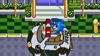 Waku Waku Sonic Patrol Car (Arcade) Playthrough [English]