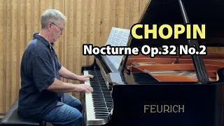 Chopin Nocturne Op.32 No.2 - P. Barton, FEURICH 218 piano