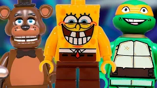 Аналоги LEGO - FNAF, Губка Боб, Черепашки Ниндзя, Трансформеры