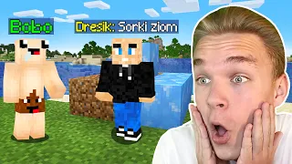 DRESIK PRZEPRASZA BOBO w Minecraft!