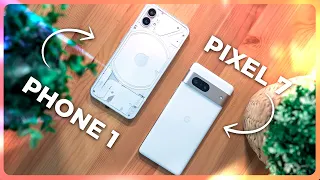 Pixel 7 vs Nothing Phone 1: Compra CON INTELIGENCIA!!