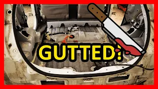 EP.40, Nissan Leaf  Gutted! - 4-motor Monster Truck Project