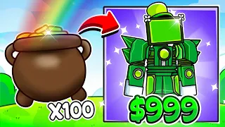 How to UNLOCK the TITAN CLOVER MAN in TOILET TOWER DEFENSE