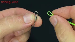 Fishing knots for hooks, lures and swivels - How to tie a fishing knot