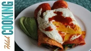 How to Make Breakfast Enchiladas! |  Hilah Cooking