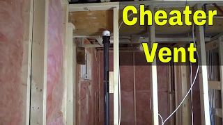 Cheater Vent For Plumbing-How It Works (AKA Air Admittance Valve)