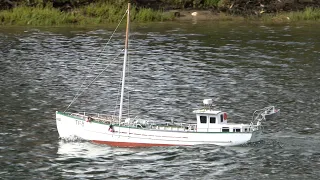 RC Scale Boats, Lauderdale Canal, 18th Feb 2023