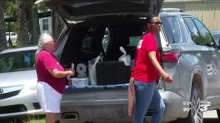 Food Bank distributes to St. Martin Parish storm victims