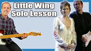 Eric Clapton & Sheryl Crow -- Little Wing (Hendrix) Guitar Soloing Lesson + Tutorial